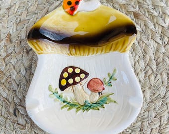 Rare Vintage Merry Mushroom Ashtray