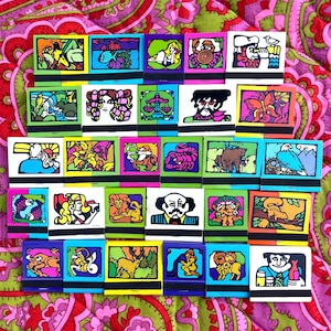 Vintage 1960s Rare Psychedelic Matchbooks Ohio Match Company UNSTRUCK mint