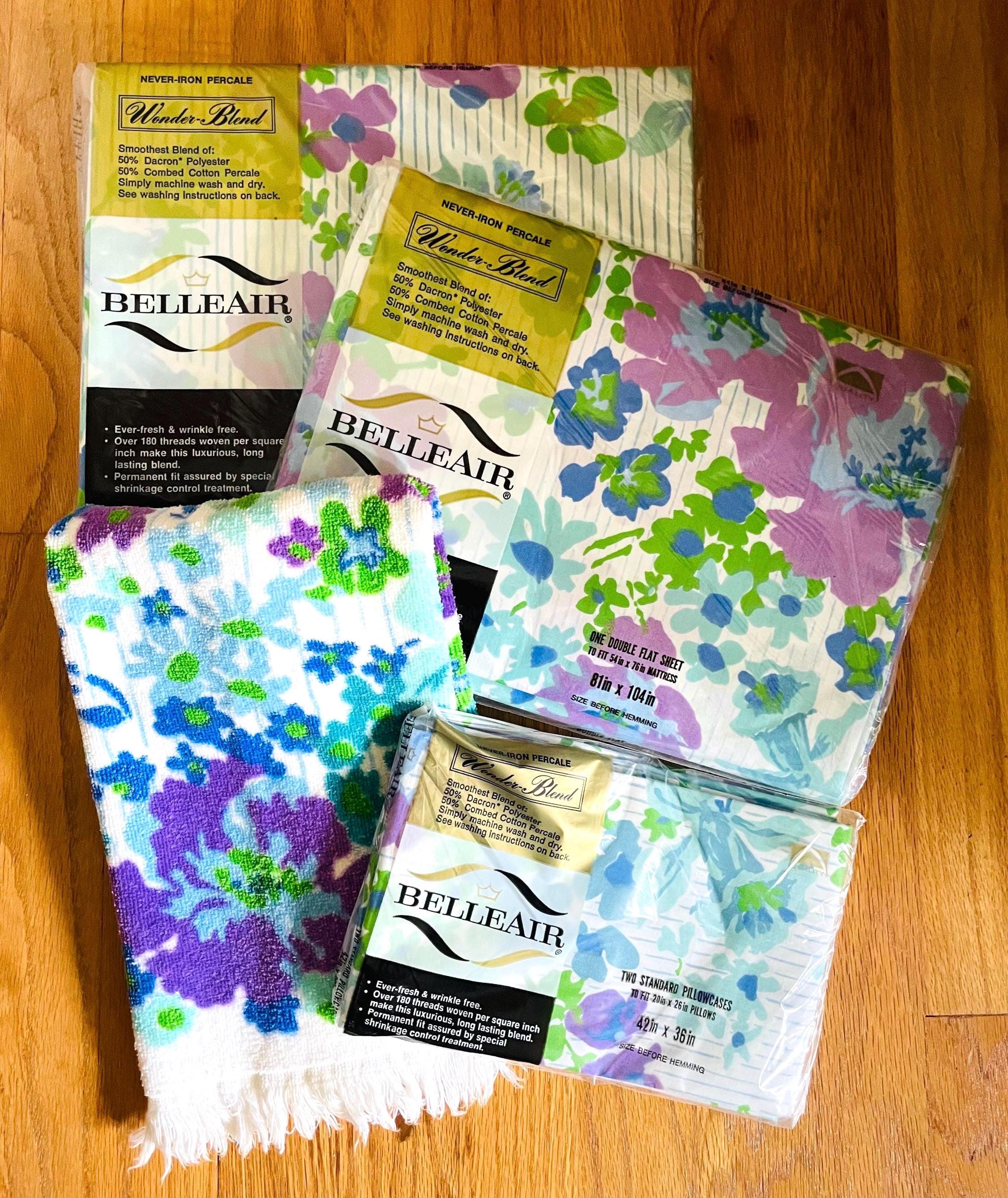 Vintage percale bedding - Etsy 日本