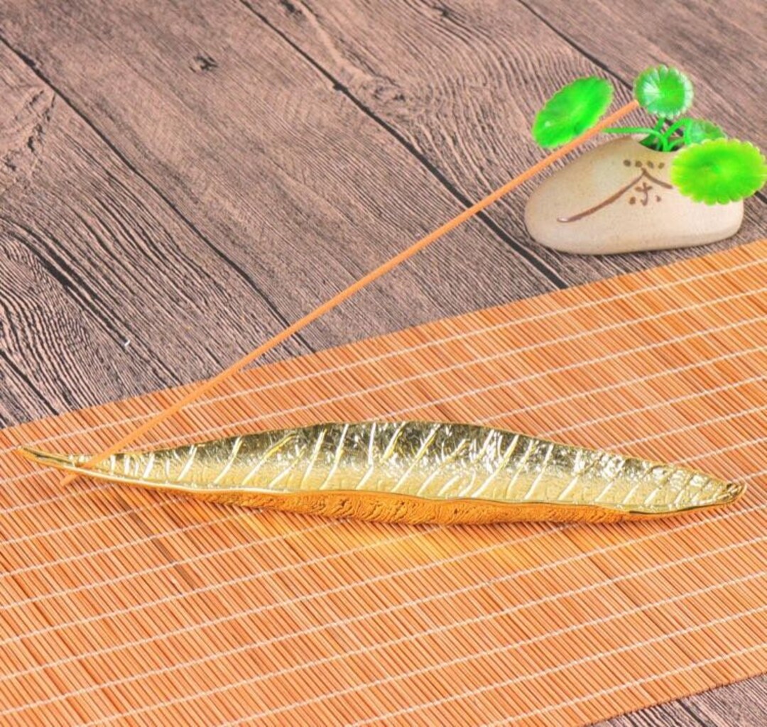 Premium Quality Handcrafted Leaf Incense Stick Holder,peaceful Corner