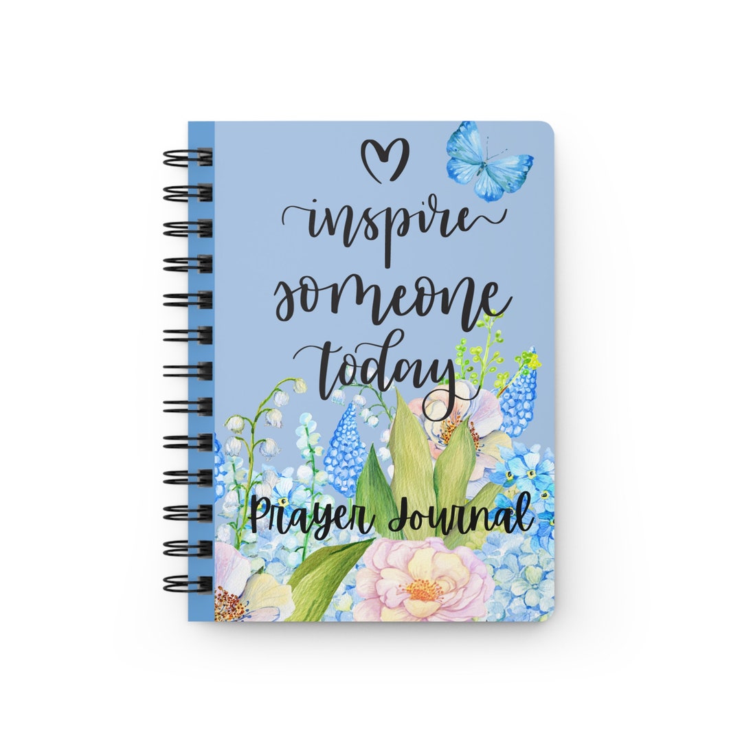 Spiral Bound Prayer Journal Etsy