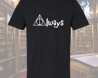 Harry Potter-Inspired Wedding Shirt - “Always” with Deathly Hallows Symbol | Magical Wedding Gift for Potterheads