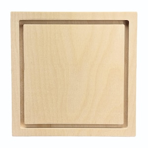 Panel flotante Trekell - Lienzo de madera con marco - 15 x 15 cm