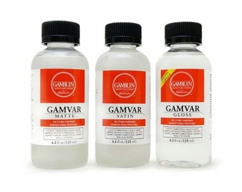 Barniz Gamblin Gamvar - Barniz de grado profesional para pinturas