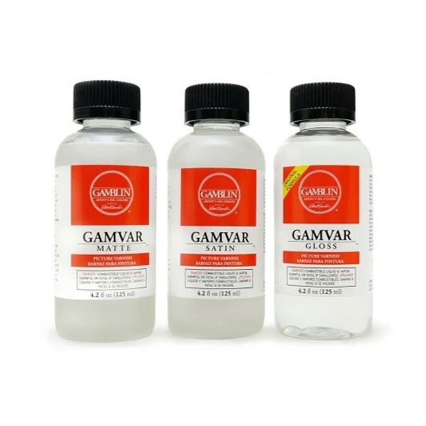 Vernis Gamblin Gamvar - Vernis de qualité professionnelle pour peintures