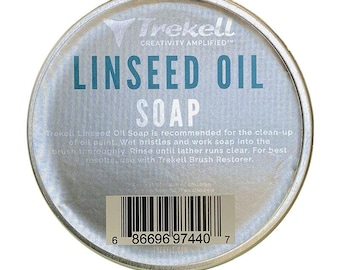 Trekell Linseed Oil Soap - Premium Cleaner for Oil Paint - 3oz