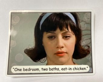 Girl Interrupted Daisy Randone Collection - &quot;Eat- in Chicken&quot; Sticker
