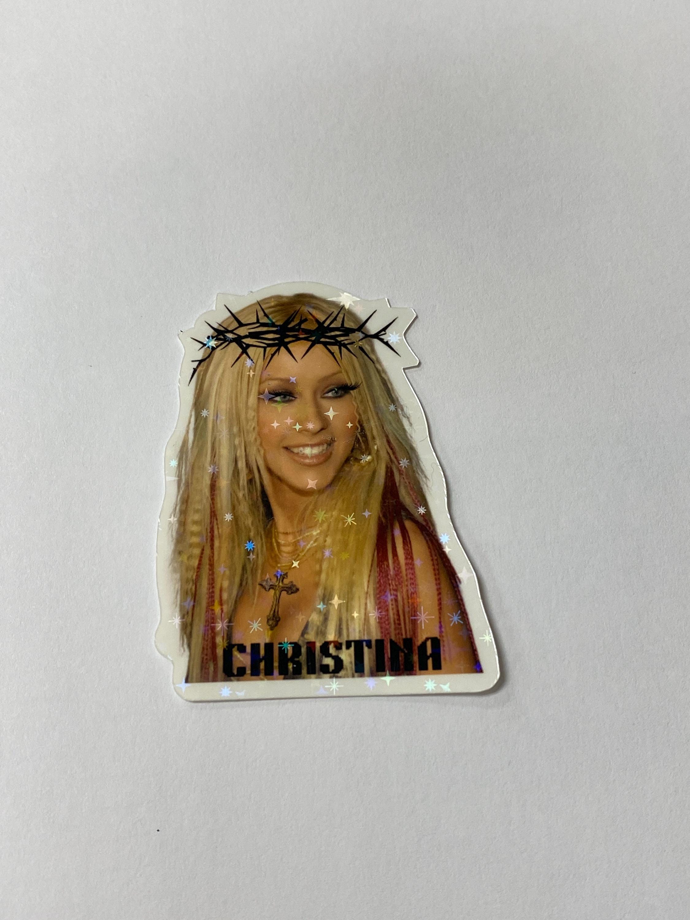 Christina Aguilera "Christ-ina" Sticker