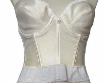 Vintage, ILGWU, strapless bustier bra