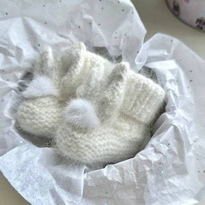 Schwangerschaft Geschenk Baby Hase Booties Personalisierte Neugeborenen Outfit Baby Coming Home Outfit