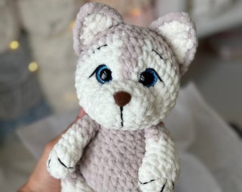 Peluche de husky: cachorro de peluche hipoalergénico, regalo para niños pequeños
