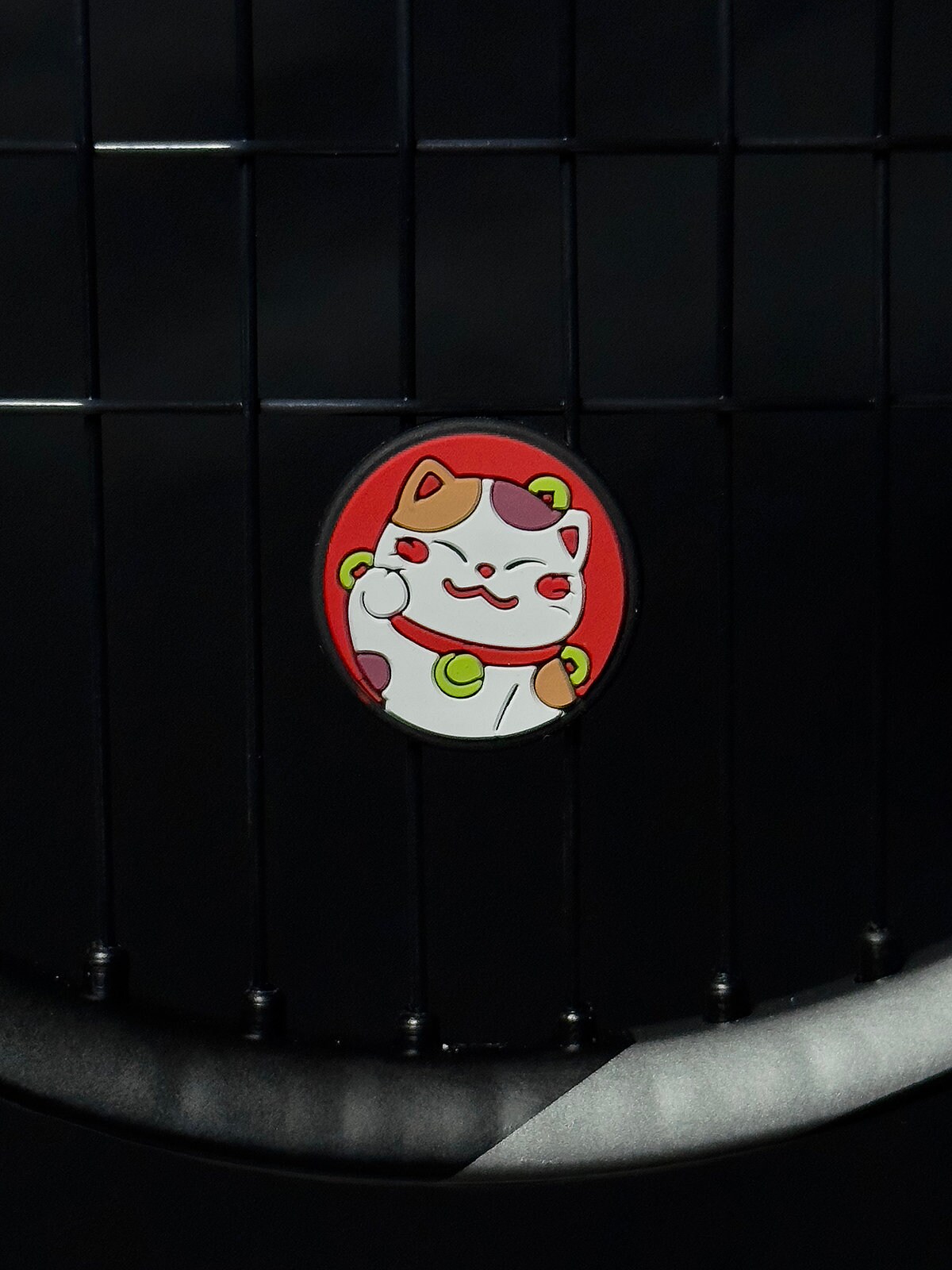 Tennis dampener, Maneki Neko, lucky charm, tennis dampener, tennis balance, shock absorber, tennis accessories, tennis gift, dampener, cat
