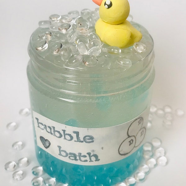 Bubble Bath Clear Fishbowl Slime