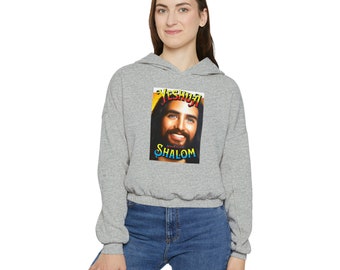 Sudadera con capucha y parte inferior ceñida para mujer Jesús Yeshua es mi Shalom