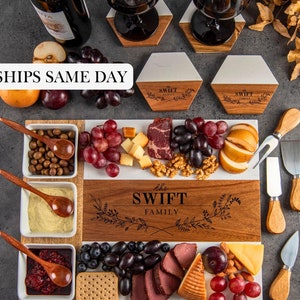 Unique Cheese Board, Personalized Cutting Board, Hostess Gift for Couple, Home Gift Wedding Gift Housewarming Gift, Bridal Shower Favors