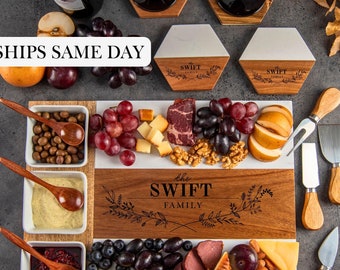 Unique Cheese Board, Personalized Charcuterie Board, Hostess Gift for Couple, Home Gift Wedding Gift Housewarming Gift, Bridal Shower Favors