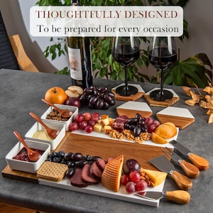 Personalized Cutting Board, Charcuterie Board, Wedding Gift, Bridal Shower, Housewarming , Unique Hostess Gift, Engagement Present, Hosting Decor, Bridal Shower,  for Bridesmaids perfect blend of artistry and functionality with Handmade Marble Wood