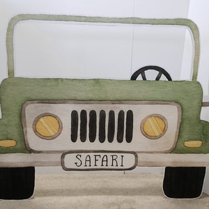 Safari animal truck party prop, cutouts and party prop sign, safari animal theme, Birthday party decorations, Photobooth.