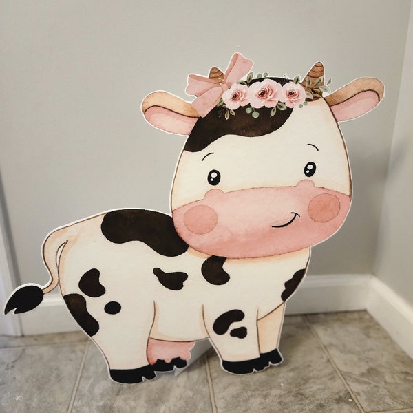 Cute cow farm animal theme, party prop , Backdrops, Centerpieces and party decorations