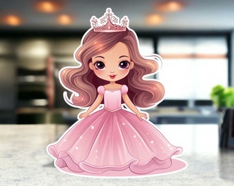Princess girl  Party Prop Cutout, Backdrop, centerpiece and party decor