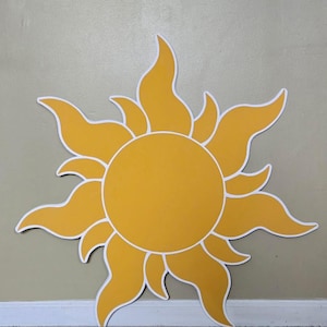 Sun party prop sign summer birthday ideas gutout backdrop birthday party decorations.