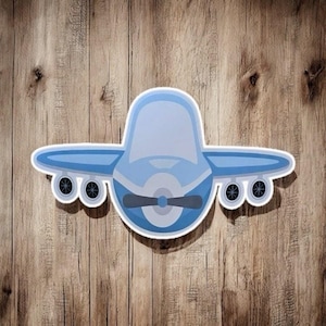 Airplane watercolor  Party Prop cutouts centerpieces  backdrops and party decorations.