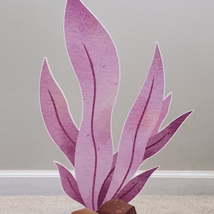 Seaweed party prop cutouts Mermaid themed, Mermaid birthday decoration Backdrops, Centerpieces and party decorations