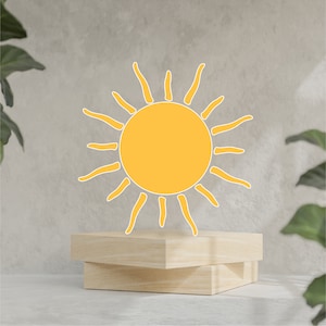 Sun Party Prop Cutout backdrop birthday party decorations.