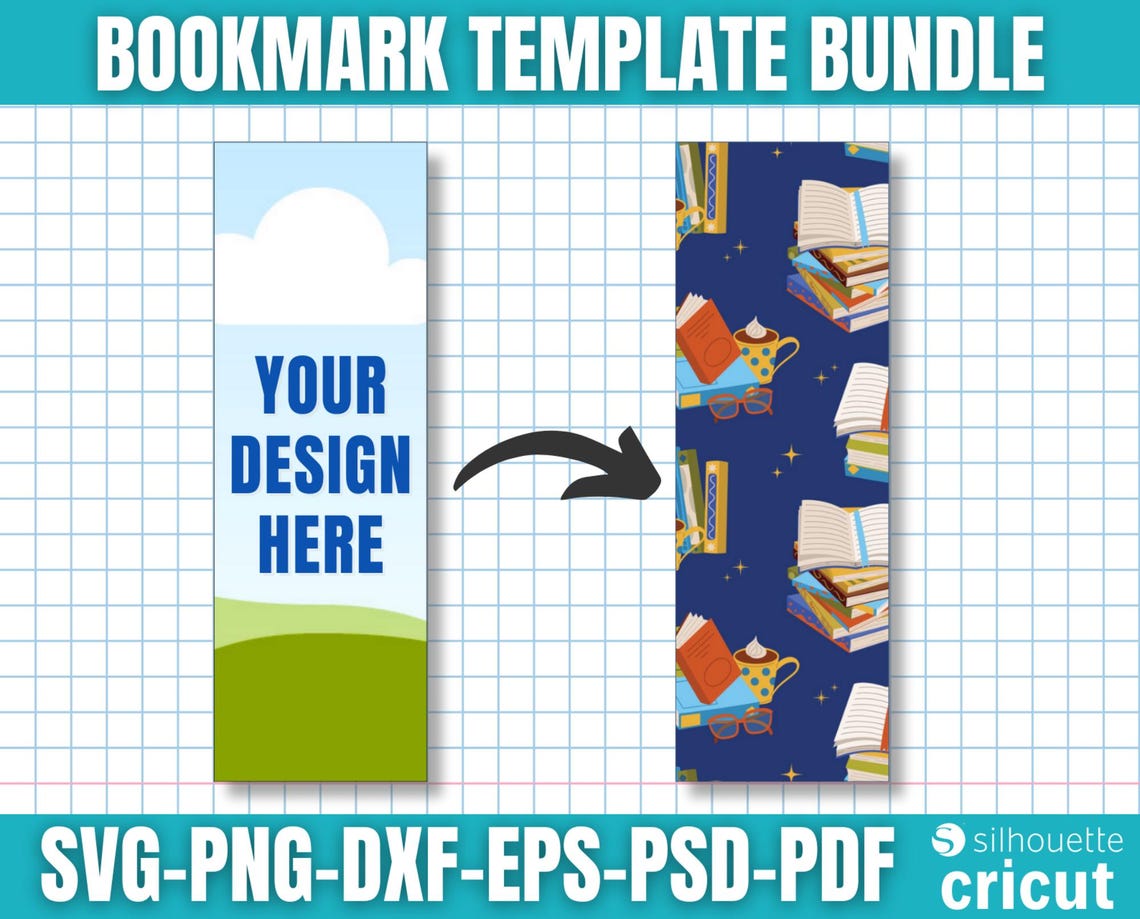 Bookmark Templates, Design Your Bookmark, Printable Bookmark, Custom ...