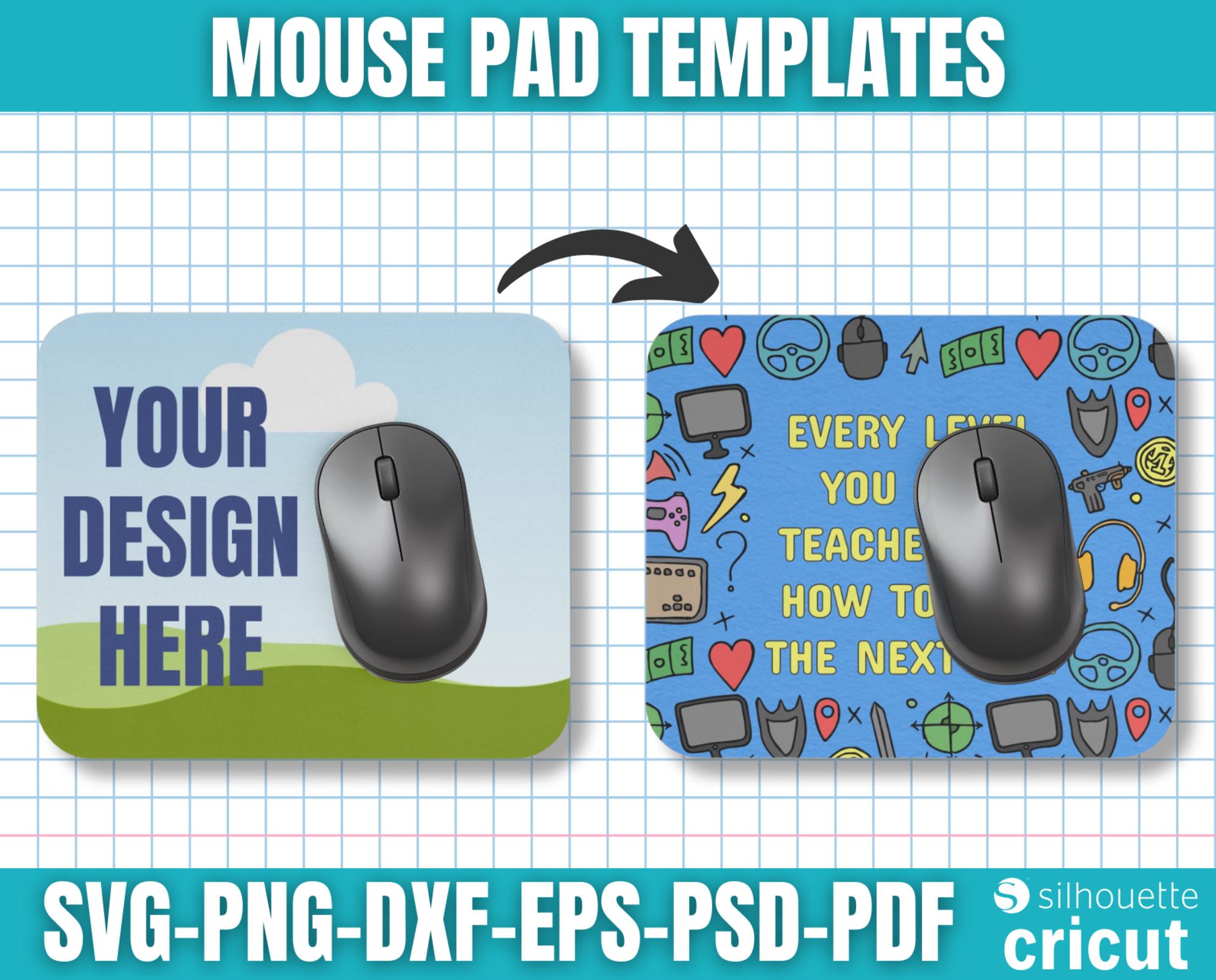 Rectangle Mouse Pad Template Bundle, Mouse Pad Sublimation Templates ...