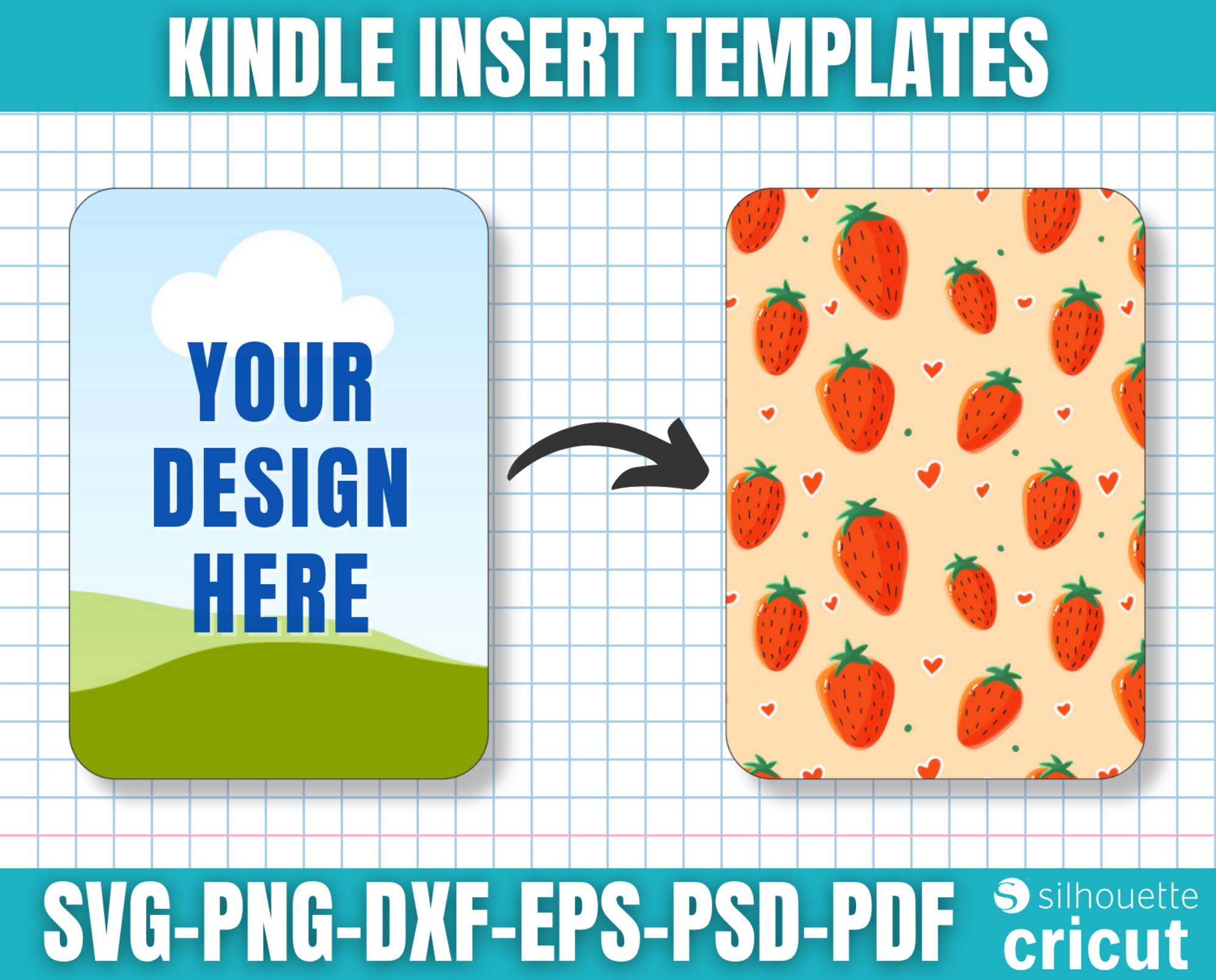Kindle Inserts Design 12 Kindle Insert Template Bundle, Kindle Insert Canva, Editable Kindle ...