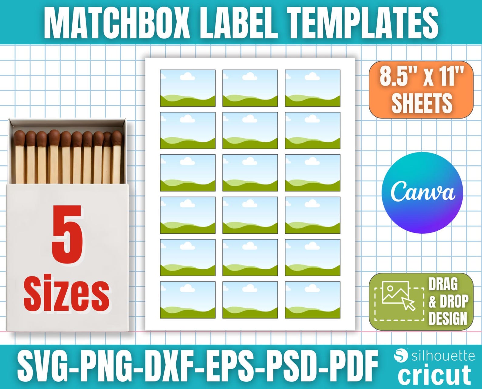 Matchbox Label Templates, Custom Matchbox Label, Match Box Sticker ...