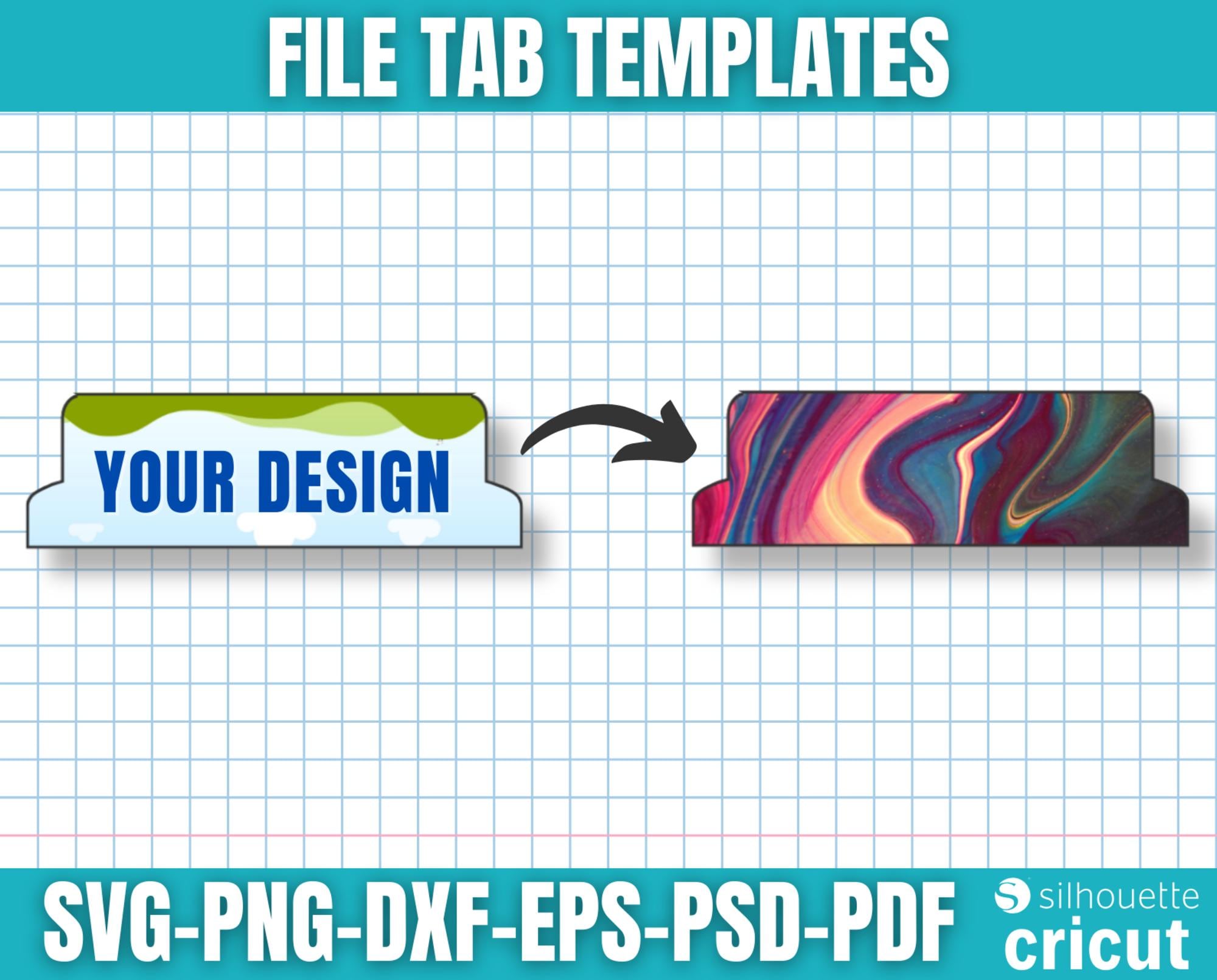 File Tab Templates, Folder Tag, Journal Tab, Page Tab, File Folder ...