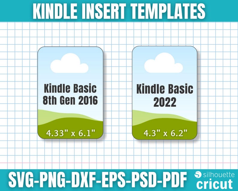 Kindle Inserts Design 12 Kindle Insert Template Bundle, Kindle Insert Canva, Editable Kindle ...