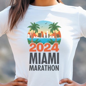 Miami marathon shirt top