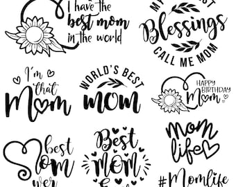 Best Mom Ever Svg Png Bundle, Happy Birthday Mom Svg, Mama Svg, Mom to the power of Svg Png, Mama Party Svg, Mom Sweatshirt Svg, Mom Svg