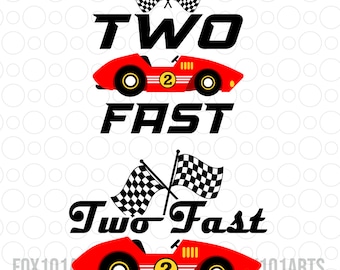 2nd Birthday Boy Svg Png, Two Fast Birthday Svg, Pit Crew Birthday Svg, Race Car Birthday Boy Svg, Family Birthday Svg, Pit Crew Svg