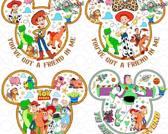 You've Got A Friend In Me Png Bundle, Friendship Png, Vacay Mode Png, Birthday Family Png, Magical Kingdom Png, Family Trip Png