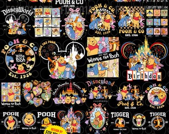 Honey Bear Co Est 1926 Png Bundle, Family Vacation Shirt Png, Bear And Friends Png, Bear Birthday Family Png Family Trip Png Magical Kingdom