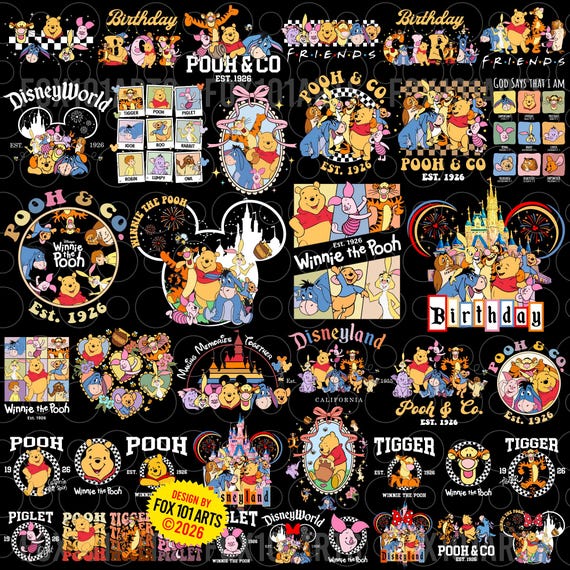 Honey Bear Co Est 1926 Png Bundle, Family Vacation Shirt Png, Bear And Friends Png, Bear Birthday Family Png Family Trip Png Magical Kingdom
