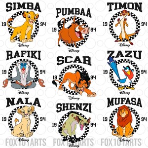 Retro 90s Lion Png Pack, Vintage Lion Shirt, Wild Trip Png, Family Vacation Png, Animal Kingdom Png, Lion Friends Png, Magical Kingdom Png