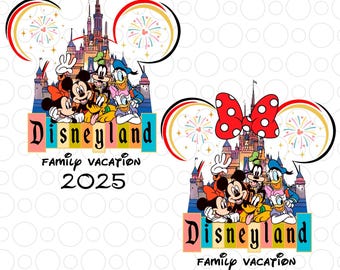 Family Vacation 2025 Png, 2025 Family Trip Png, Magical Kingdom Png, Family Squad Png, Vacay Mode Png, Shirt Sublimation, Png Only