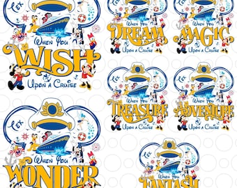 When You Wish Upon A Cruise 2026 Png, Family Cruise 2026 Png, Family Vacation 2026 Png, Magical Kingdom Png, Friends Squad Png Sublimation