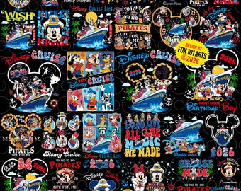 Bundle Family Cruise 2026 Png, Family Vacation 2026 Png, Cruise Friends Png, Cruise Squad 2026 Png, Cruise Sublimation, Magical Kingdom Png