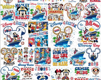 Bundle Family Cruise 2025 Png, Cruise Trip 2025 Png, Family Vacation 2025 Png, Friend Squad Png, Family Trip Sublimation Magical Kingdom Png
