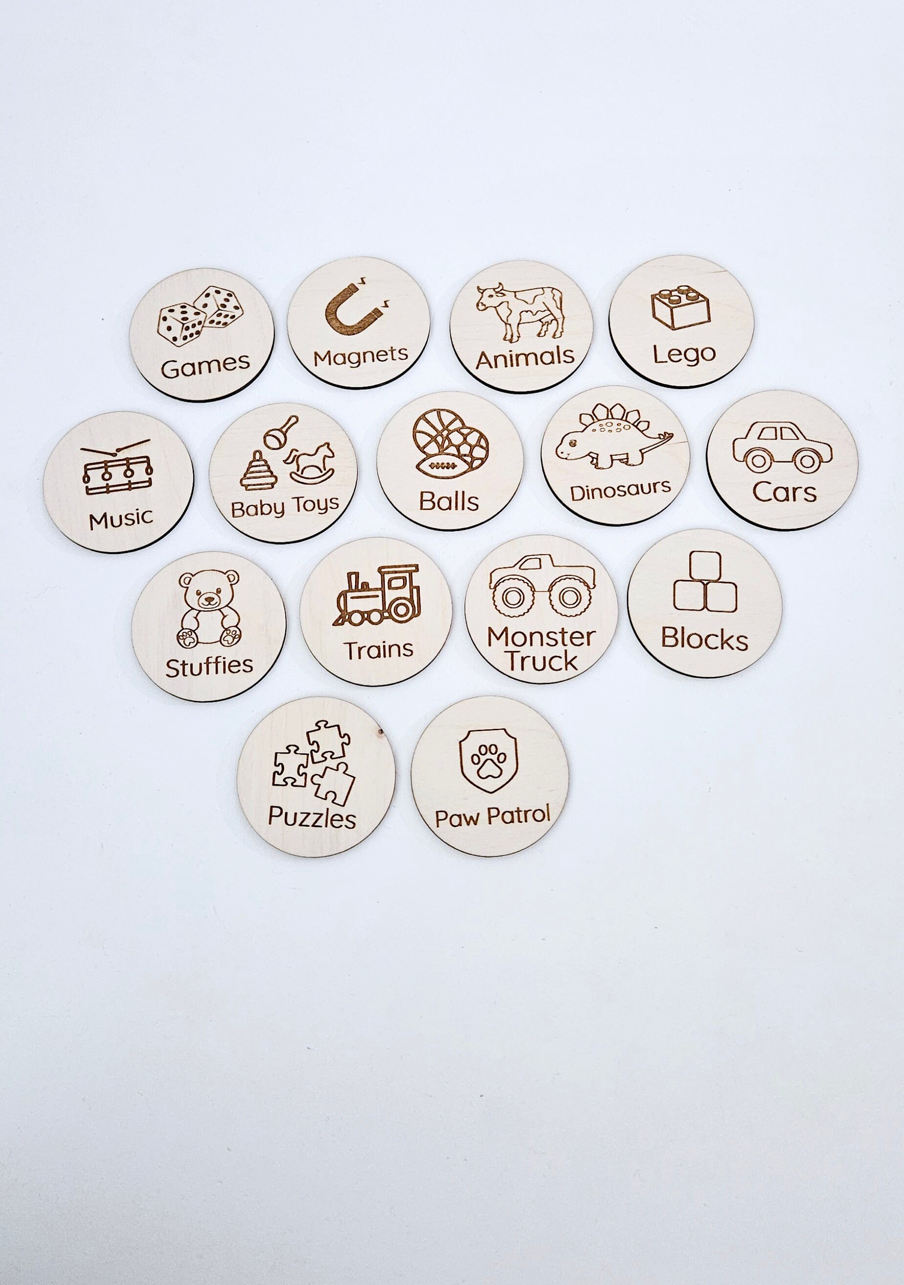 Personalised Wooden Toy Labels Ikea Trofast Wooden Labels Toy Box