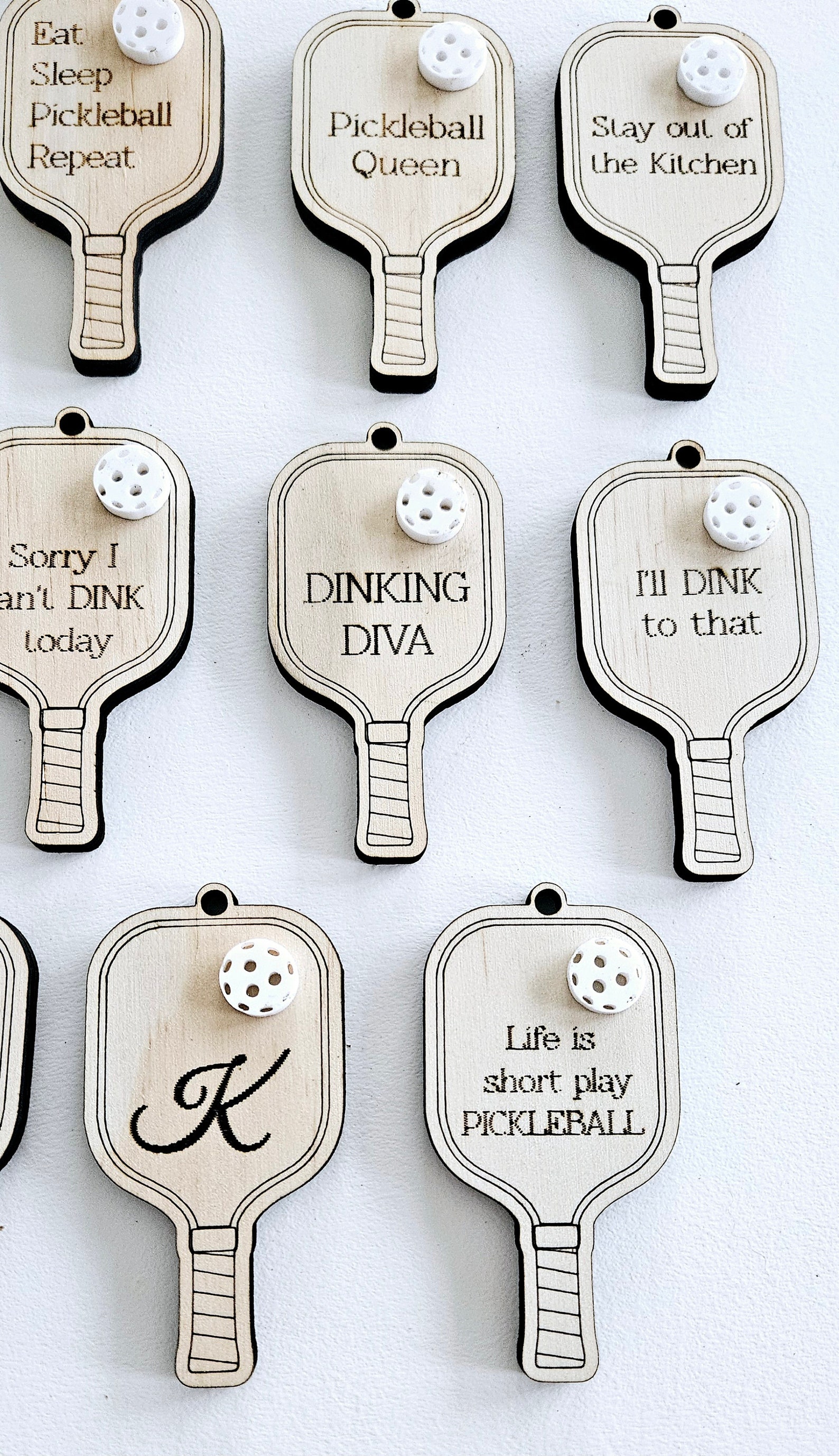 Pickleball Pickleball Keychain Custom Pickleball Keychain Pickleball