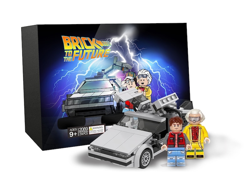Back to the Future' Marty Mcfly & Doc Brown and Delorean - Etsy Australia