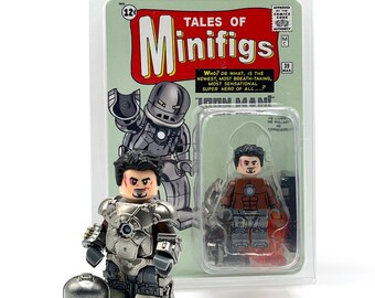 Lego Minifigure Iron Man Mark 50 Suit Authentic Lego Tony Stark Marvel Avengers Superheroes Etsy India