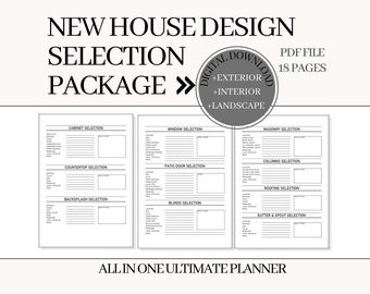 Home Renovation Planner: DIY Remodel Checklist & Budget (PDF)